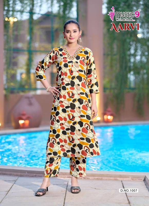 Mystic9 aarvi vol 1 coord set Kurti suppliers in Pune